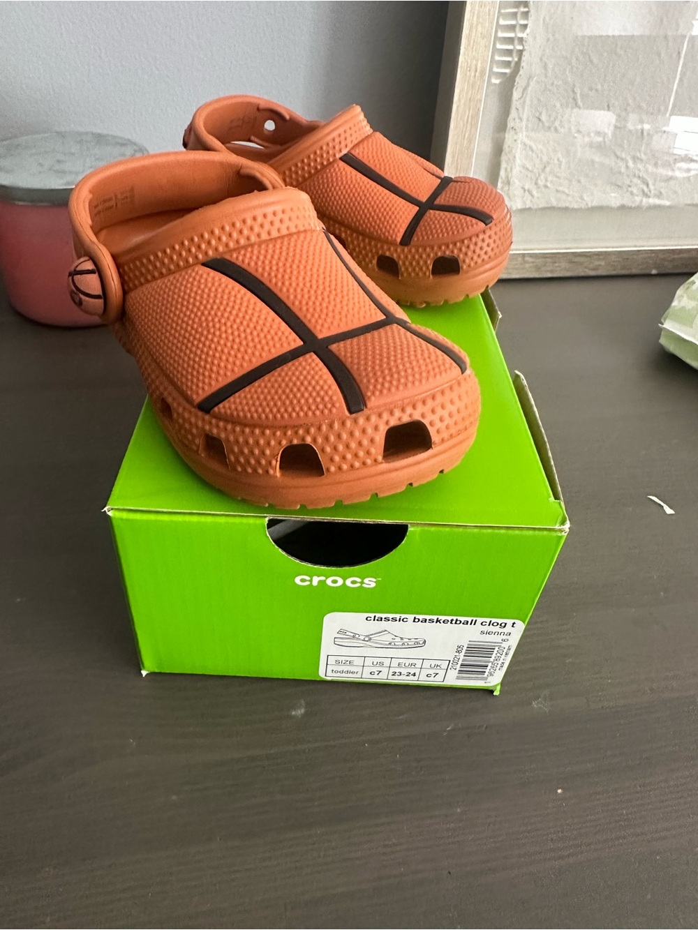 Crocs Kids' Classic Basketball Clog - Orange